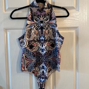 Free people high neck bodysuit